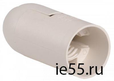 Ппл14-02-К02 Патрон подвесной пластик, Е14, белый (50 шт), стикер на изделии, IEK
