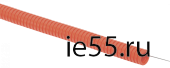 Труба гофр. ПНД d25 с зондом оранжевая тяжелая (50м) IEK