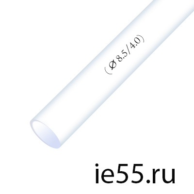 Термоусадочная трубка d.  8,0 прозрачн (100 м./уп)
