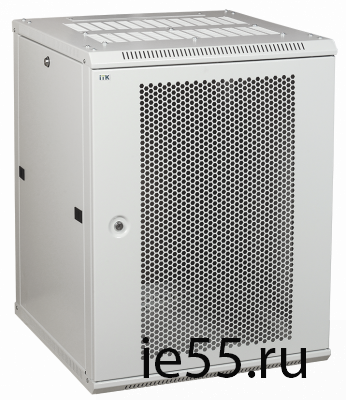 ITK Шкаф LINEA W 9U 600x600 мм дверь перфорированная, RAL7035