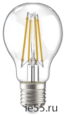 Лампа LED A60 шар прозр. 11Вт 230В 6500К E27 серия 360° IEK
