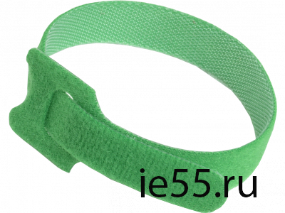 Хомут-липучка ХКл 14х310мм зеленый (100шт) IEK