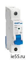 Автоматический выключатель NB1-63 4P 1A 6кА х-ка D (CHINT)