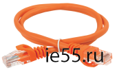 ITK Коммутационный шнур (патч-корд), кат.5Е UTP, 1м, оранжевый