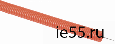 Труба гофр. ПНД d16 с зондом оранжевая (100м) IEK