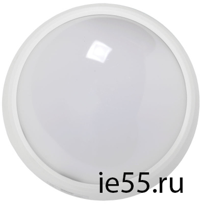 Светильник ДПО 1801 белый круг пластик LED 12Вт IP54
