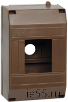 Бокс КМПн 1/4 для 4-х авт.выкл. наружн. уст. (Дуб) IEK