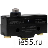 Концевой выключатель KLS-A5.11D 1НО+1НЗ, Iном.=3 А 125/250 VAC (AC-15), Ith=10 А, 1,6 млн циклов