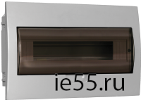 Бокс ЩРВ-П-18 модулей встр.пластик IP41 ИЭК